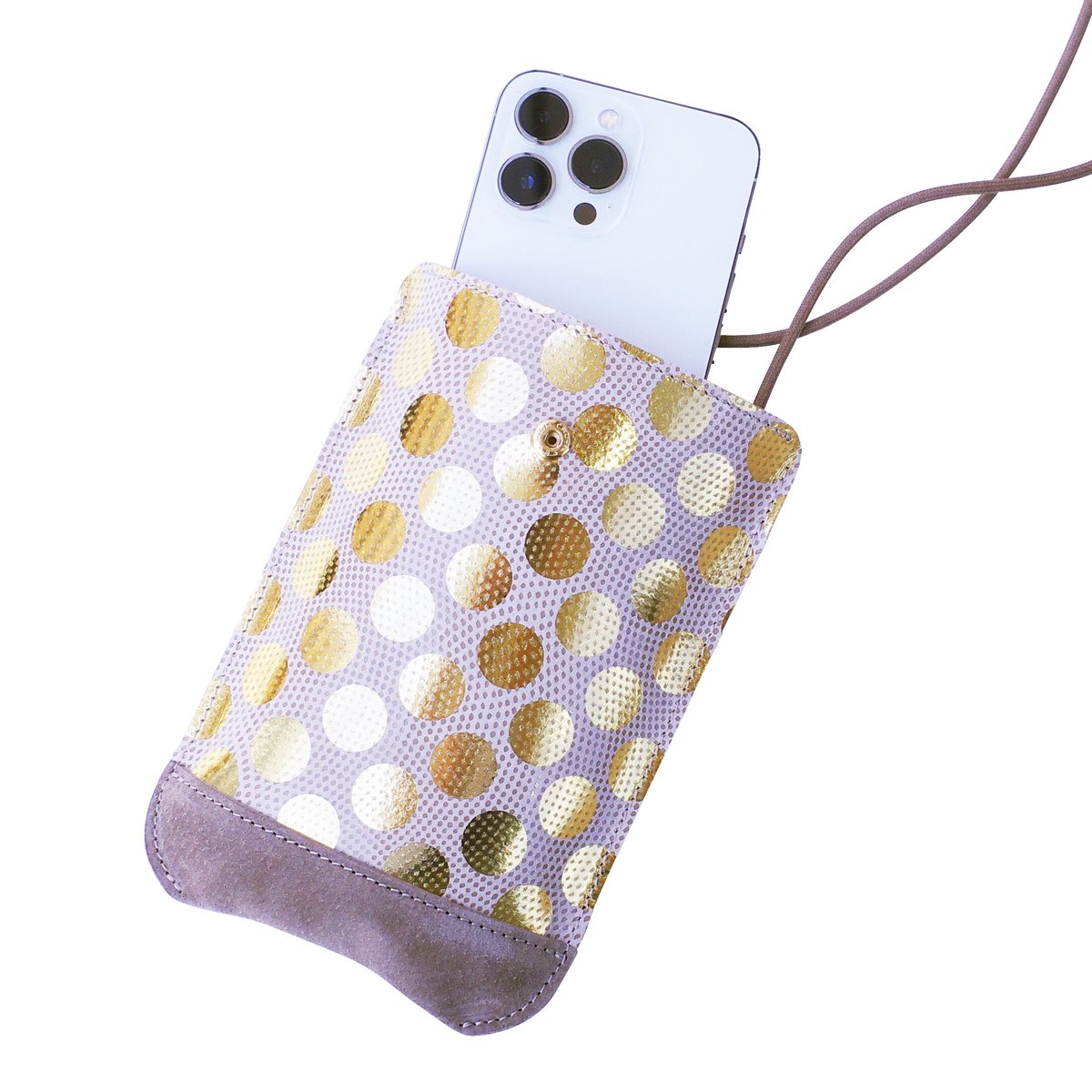 carmine スマホショルダー ドット 箱付き スマホショルダードット【Smart Phone Shoulder Bag Dot】 | car