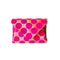 レザーロングウォレット ダブル ネオンピンク【Leather Long Wallet