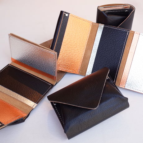 コンパクトウォレットブラック 【Compact Wallet BLACK 】