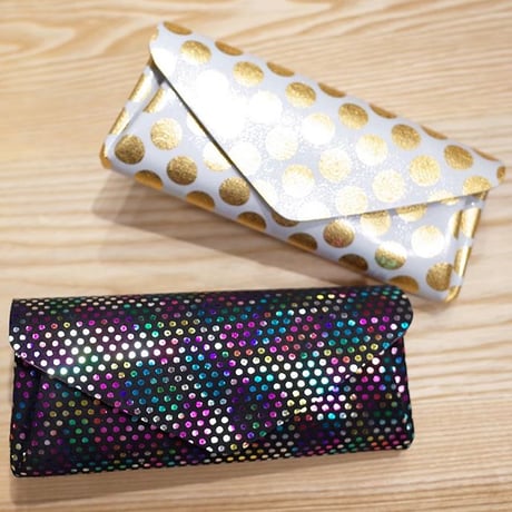 レザーロングウォレット プチドット【 Leather Long Wallet Petit Dot】