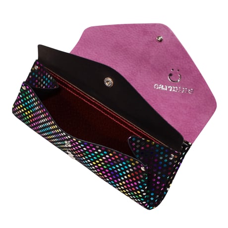 レザーロングウォレット プチドット【 Leather Long Wallet Petit Dot】