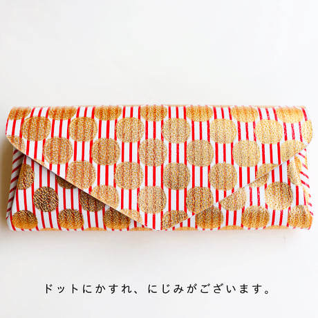 コンパクトウォレット コトブキ 【Compact Wallet Clear Dot Kotobuki】