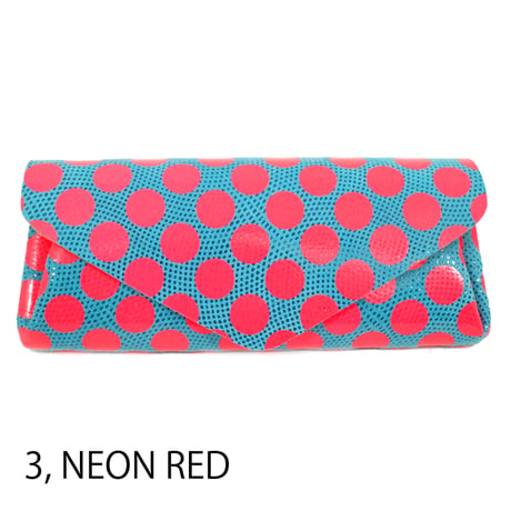 ドットレザー ロングウォレット ネオンカラー 【Dot Leather Long Wallet NeonColor】