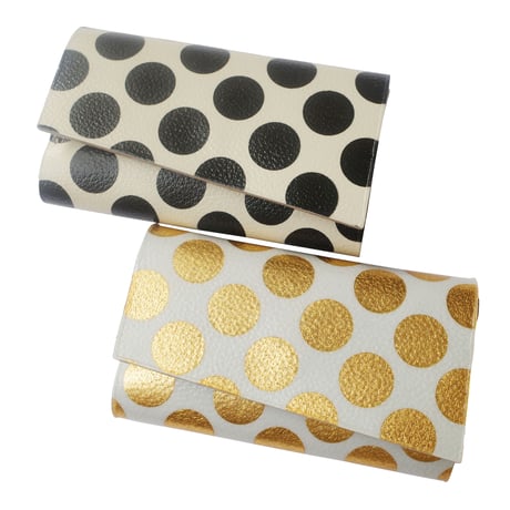 レザーカードケース クリアドット【Leather Card Case Clear Dot】