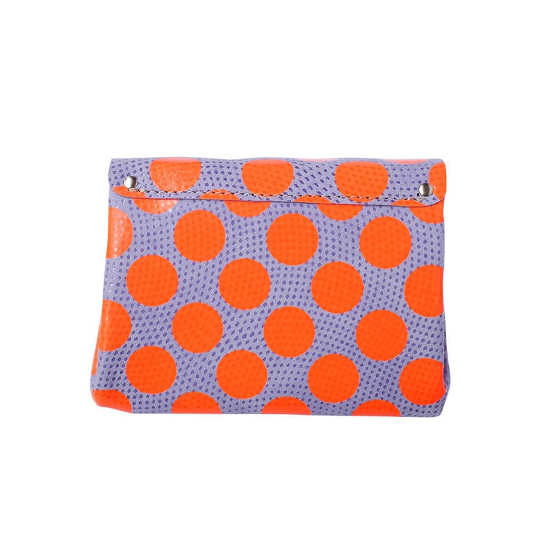 ドットレザー ミニウォレット ネオンカラー 【Dot Leather Mini Wallet
