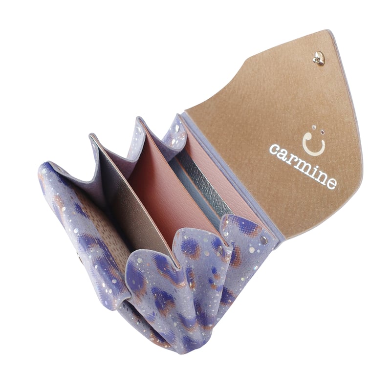 半額以下‼︎carmine ミニウォレット・バート［オーロラ］ レザーミニウォレット バード – carmine