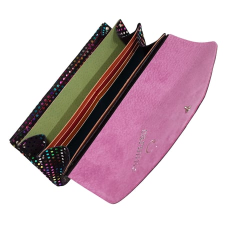 レザーロングウォレット プチドット【 Leather Long Wallet Petit Dot】