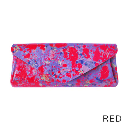レザー ロングウォレット リキッド ネオン【Leather Long Wallet Liquid Neon】