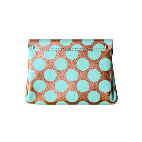レザーロングウォレット/ミニウォレット クリアドット カッパー 【Leather Long/Mini Wallet Clear Dot Copper】
