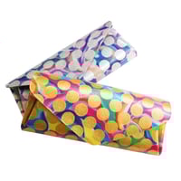 レザーロングウォレット クリアドットダブル【Leather Long Wallet Clear Dot Double】