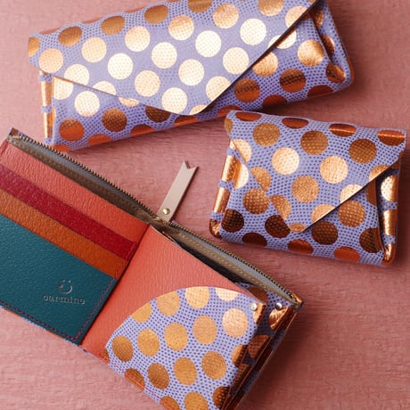 ドットレザーミニウォレット 【Dot Leather Mini Wallet】