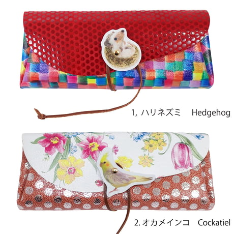 カスタムオーダー！ロングウォレットを買うとカードケースプレゼント!!【 Long Wallet Animal with Cardcase 】