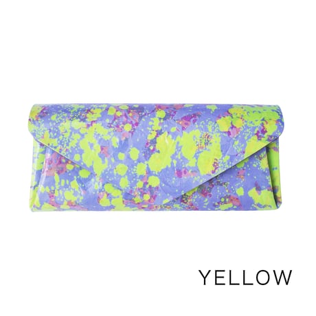 レザー ロングウォレット リキッド ネオン【Leather Long Wallet Liquid Neon】