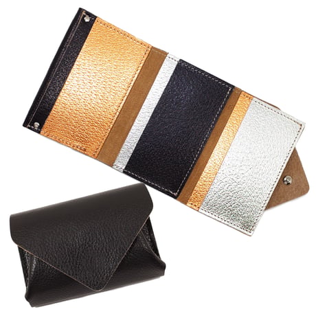 コンパクトウォレットブラック 【Compact Wallet BLACK 】
