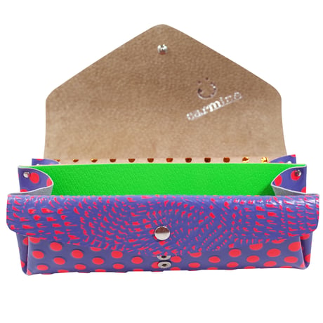レザーロングウォレット バード ネオンカラー【Leather Long Wallet Bird Neon Color】