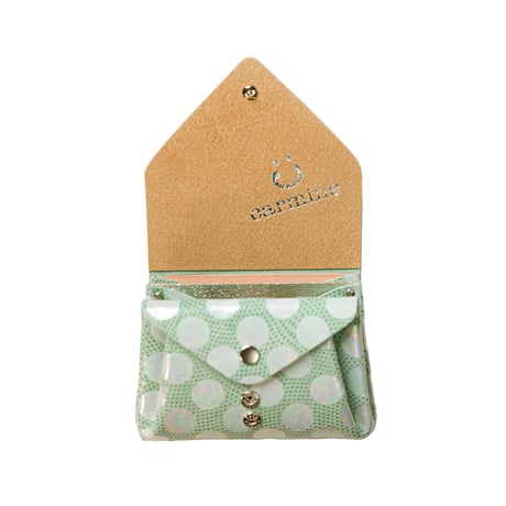 レザーロングウォレット/ミニウォレット ドット シェル【Leather Long Wallet/Mini Wallet Dot Shell】