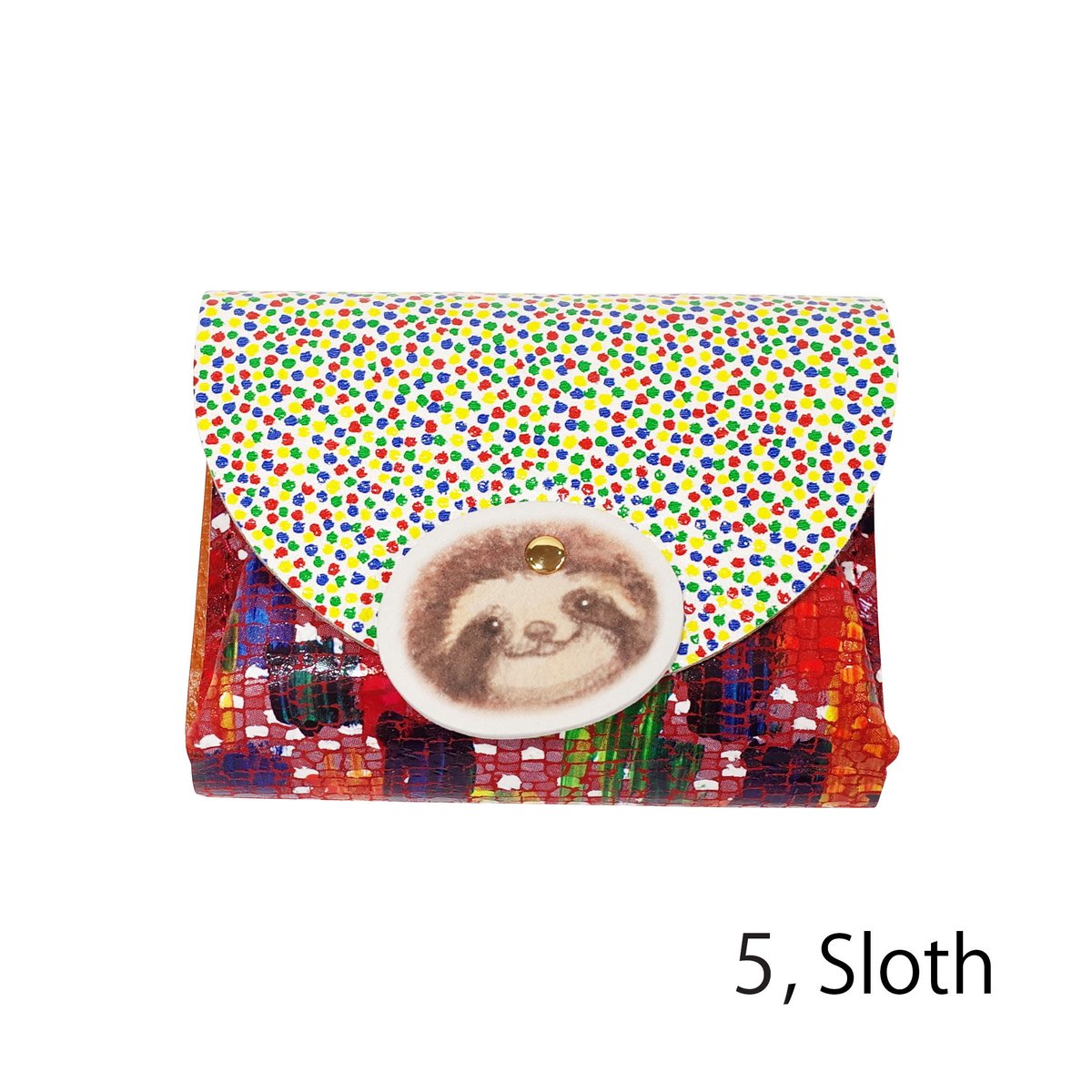 コンパクト財布　カスタマイズ カスタマイズオーダー！レザーコンパクトウォレット アニマル