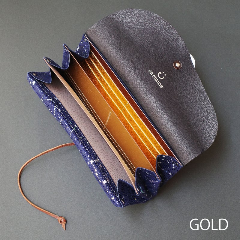 レザーロングウォレット 満月【Leather Long Wallet Full moon】 |