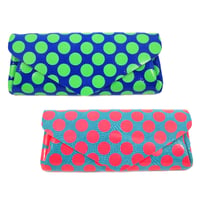 ドットレザー ロングウォレット ネオンカラー 【Dot Leather Long Wallet NeonColor】