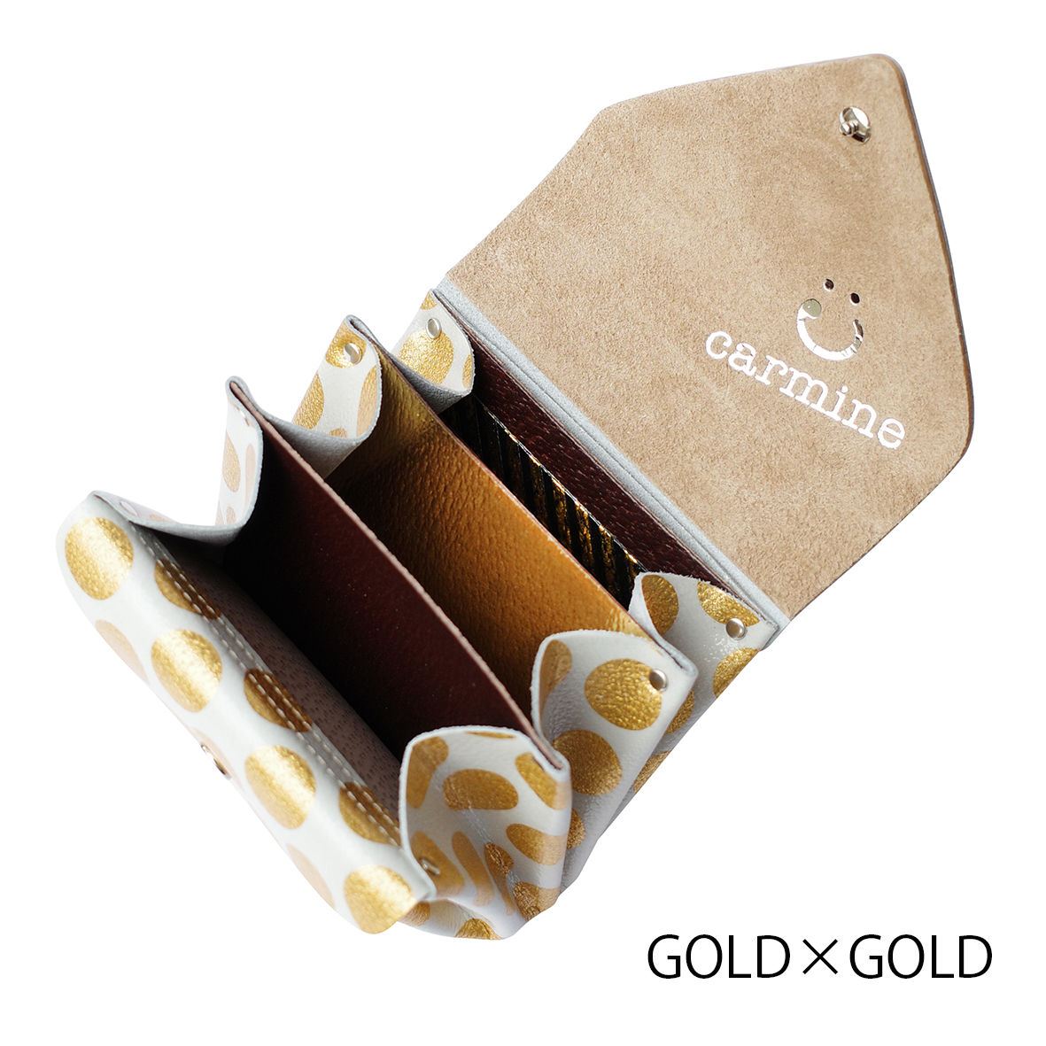 レザーミニウォレット クリアドット 【Leather Mini Wallet Clear Do