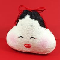 おかめのふわふわ巾着【Okame Pouch】
