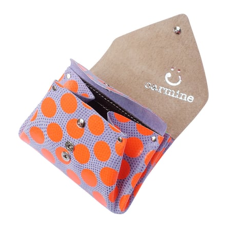 ドットレザー ミニウォレット ネオンカラー 【Dot Leather Mini Wallet NeonColor】