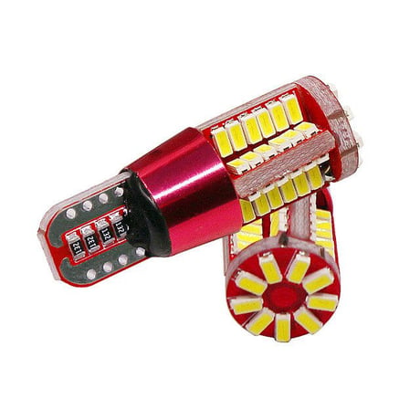 T10 57連（57SMD）LEDバルブ 2個 3014 ウェッジ球 12V