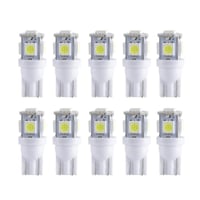 T10 5連（5SMD）LEDバルブ 10個 5050 ウェッジ球 12V