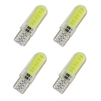 T10 LEDバルブ 4個 COB 194 168 501 12chip ウェッジ球  12V