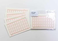No.3 typo CARD 　朱