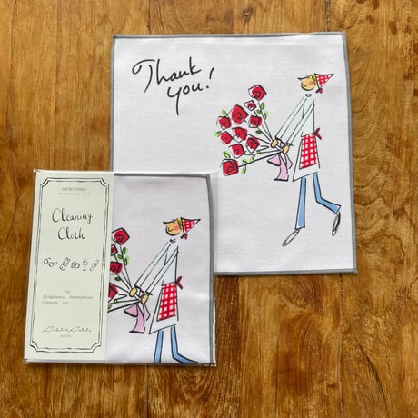 マイクロファイバークロス【YUKI NAKAMURA  illustration】（Thank you）