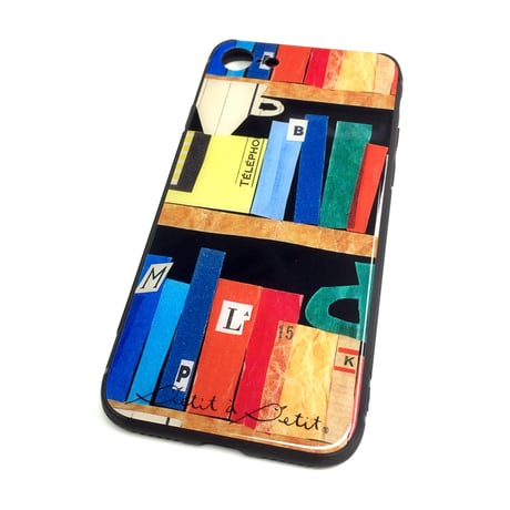 【注文後キャンセル不可】iPhoneガラスケース【本】（全２色）