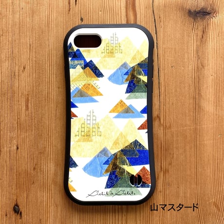 【注文後キャンセル不可】iPhoneグリップケース【山】（全6色）
