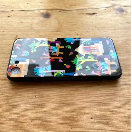 【注文後キャンセル不可】iPhoneガラスケース【森】（全２色）