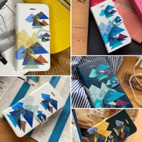 【注文後キャンセル不可】iPhone手帳型ケース【山】（全６色）