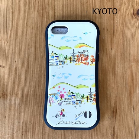 【注文後キャンセル不可】iPhoneグリップケース【セーヌ・マルシェ・KYOTO 】
