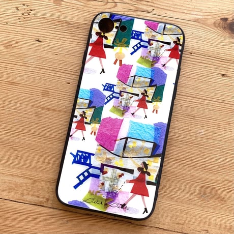 iPhoneガラスケース・Lサイズ【ミュゼ】