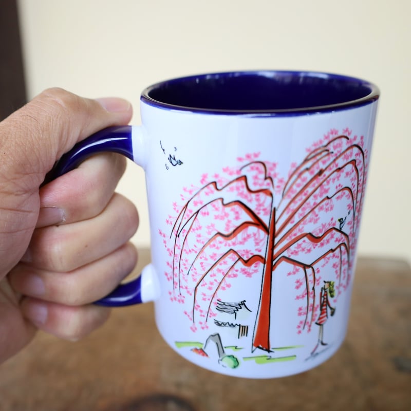 バイカラーマグカップ【KYOTO桜】 | petit à petit