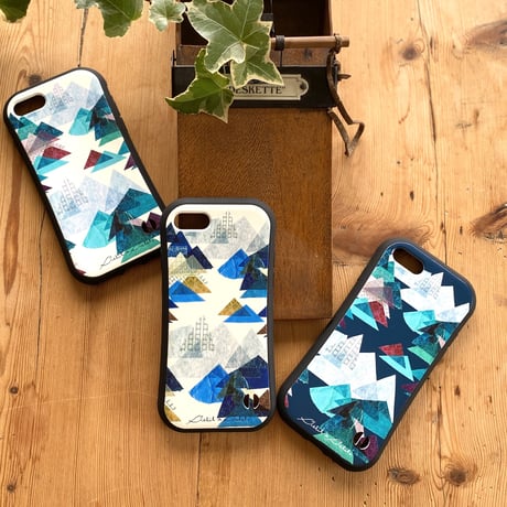 【注文後キャンセル不可】iPhoneグリップケース【山】（全6色）