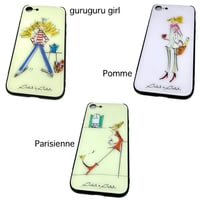 【注文後キャンセル不可】iPhoneガラスケース【パリジェンヌシリーズ】（全３柄）
