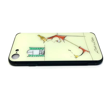 【注文後キャンセル不可】iPhoneガラスケース【パリジェンヌシリーズ】（全３柄）