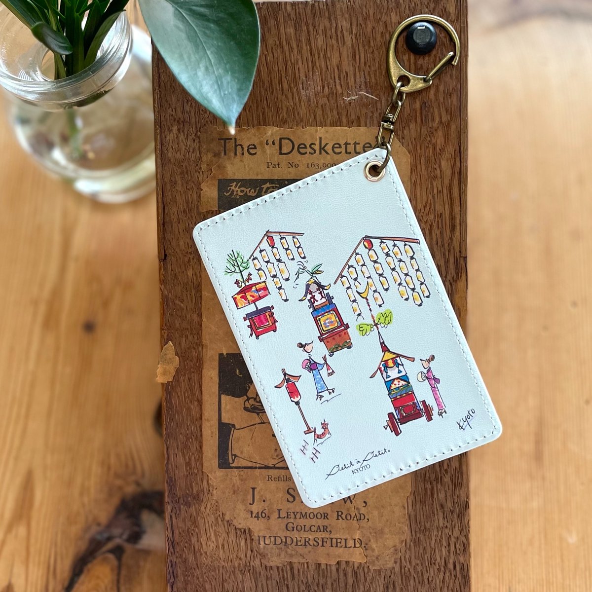 交通系icパスや定期券入れに＊パスケース【KYOTOイラストシリーズ全4柄