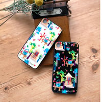 【注文後キャンセル不可】iPhoneガラスケース【森】（全２色）