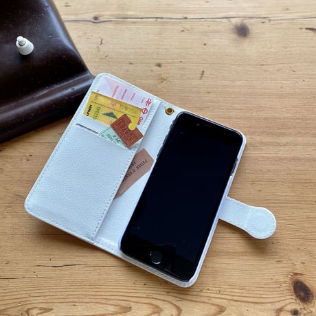 【注文後キャンセル不可】iPhone手帳型ケース【花】（全４色）