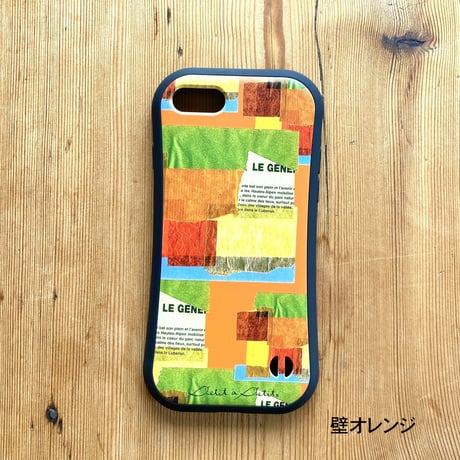 【注文後キャンセル不可】iPhoneグリップケース【壁３色】
