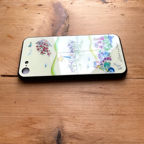 【注文後キャンセル不可】iPhoneガラスケース【KYOTO花】