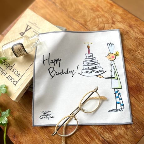 マイクロファイバークロス【YUKI NAKAMURA  illustration】（Happy Birthday!）