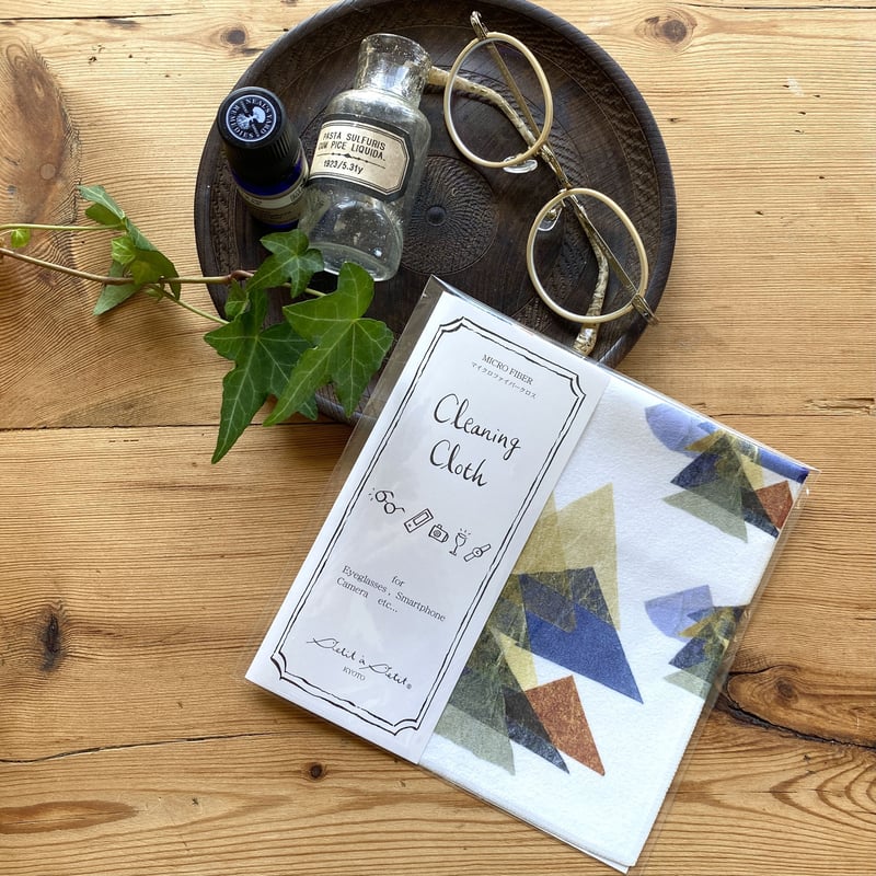 マイクロファイバークロス(メガネ拭き)【山】（レ・モンターニュ）【全