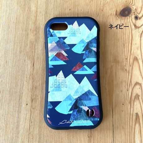 【注文後キャンセル不可】iPhoneグリップケース【山】（全6色）