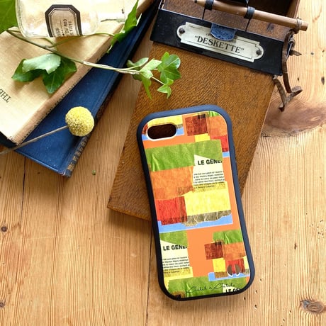 【注文後キャンセル不可】iPhoneグリップケース【壁３色】